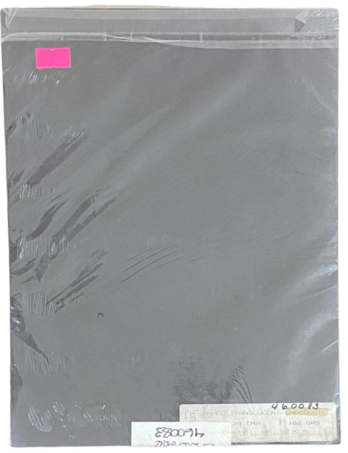 Papel Curious Translucent c/100 Chocolate Carta 100g Arjowiggins® 3XP1CHM Cien hojas 02