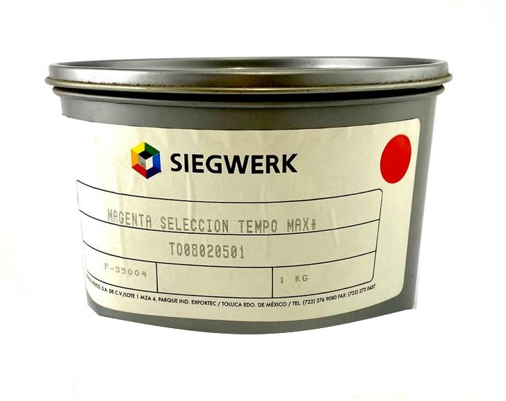 Tinta Process Selección Tempo Max 1kg Magenta Siegwerk® [Kilo]
