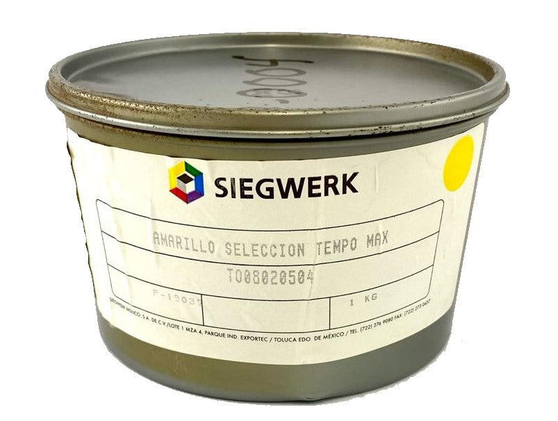 Tinta Process Selección Tempo Max 1kg Amarillo Siegwerk® [Kilo]