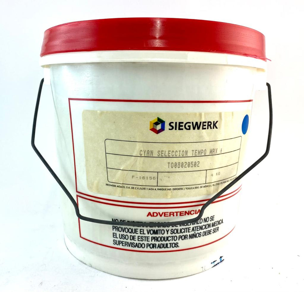 Tinta Process Selección Tempo Max 4kg Cyan Siegwerk® [Cubeta]