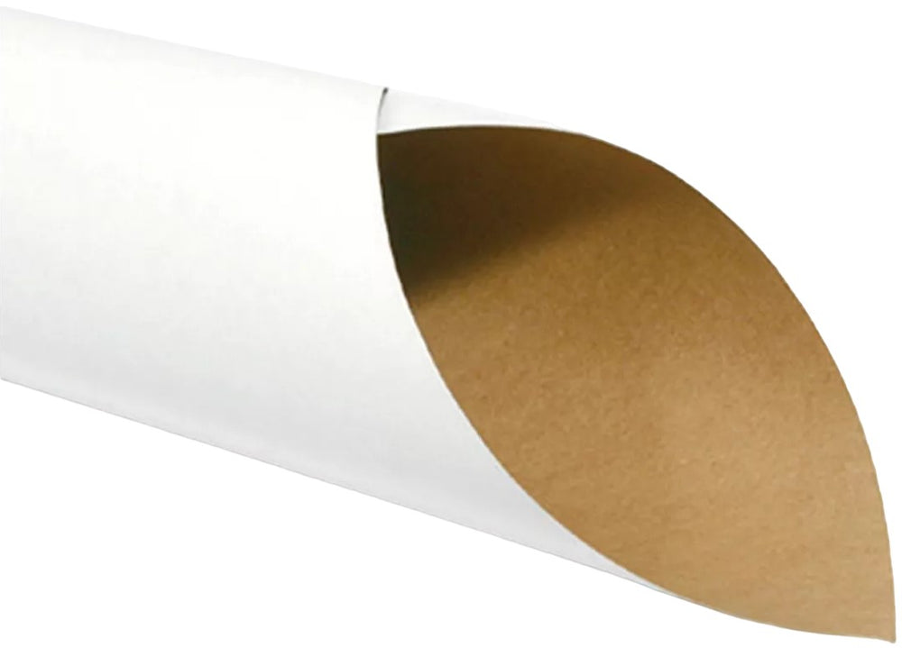 Cartoncillo Caple 1/cara 325g 366kg 16pts Blanco-Kraft 90×125cm Ponderosa® Hoja 01