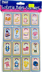 Lotería Baby Shower 54 cartas c/10 Tablas Padi® 896 [Pieza] 682158008963
