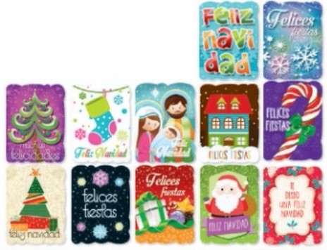 Tarjetitas Navideñas De-Para Padi® 1394 [Pieza]