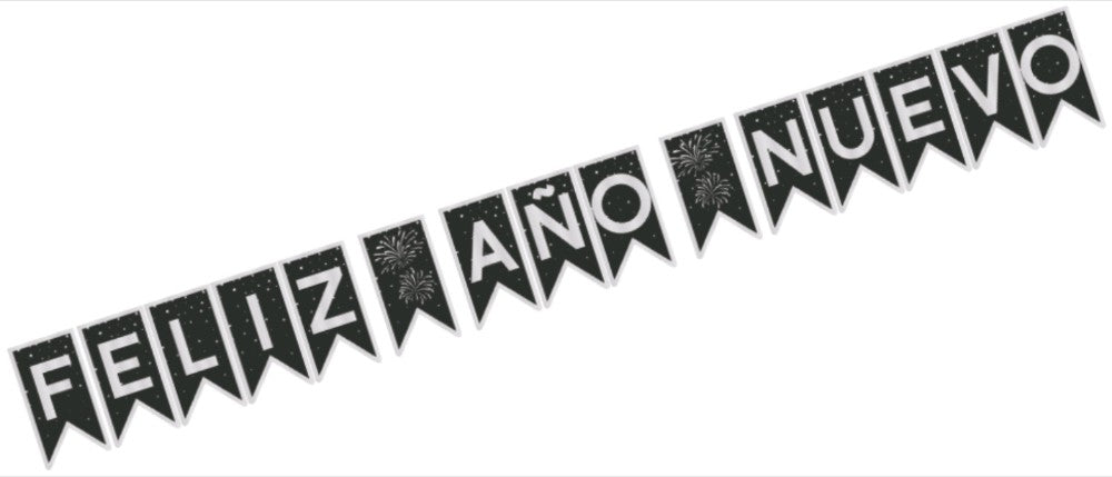 Adorno Año Nuevo Banner Banderillas Proesa® 696 [Pieza] 682158006969 2