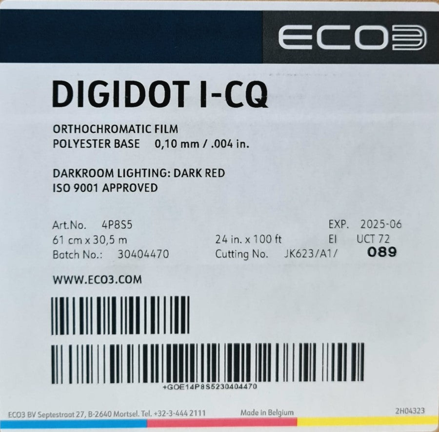 Película Alliance Camera Digidot I-CQ .61×30.5m Agfa ECO3® 4P8S5 [Pieza] 4902520117243 2