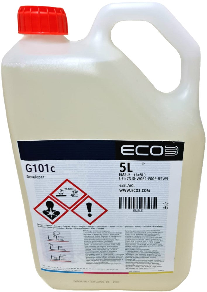 Revelador de Acceso G101c 5 Litros Agfa ECO3® EMZLE [Contenedor plástico]