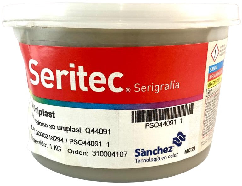 Tinta Serigrafía Uniplast SP 1kg Oro Verdoso Q4 4091 Sanchez® PSQ44091 1 Kilo 01