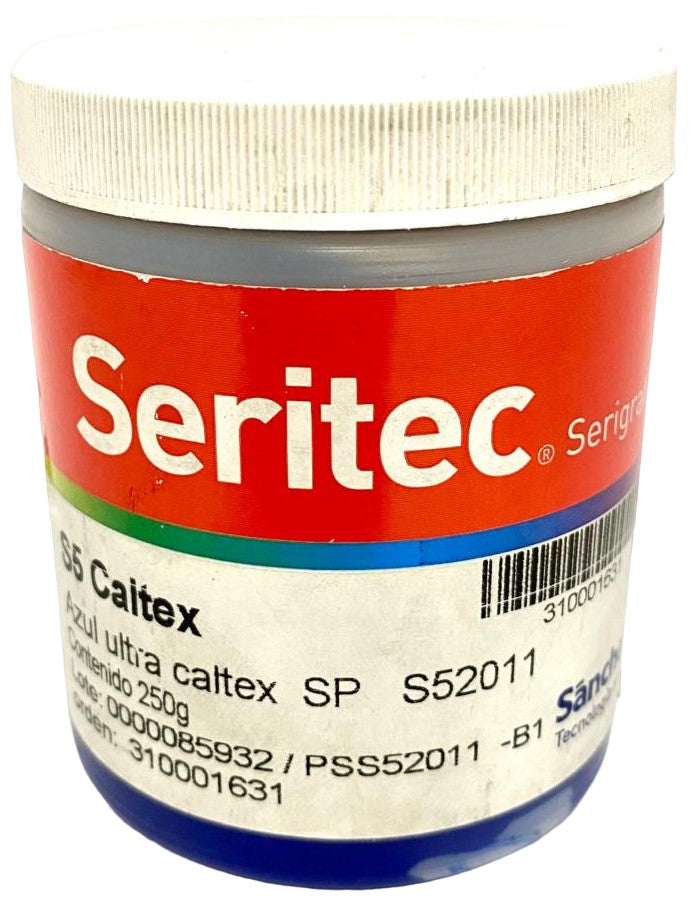 Tinta Serigrafía Caltex SP 250g Azul Ultra S5 2011 Sanchez® PSS52011 B1 Contenedor plástico 01
