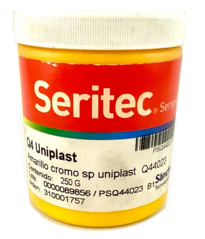 Tinta Serigrafía Uniplast 250g Amarillo Cromo Q4 4023 Sanchez® PSQ44023 B1 Contenedor plástico 01