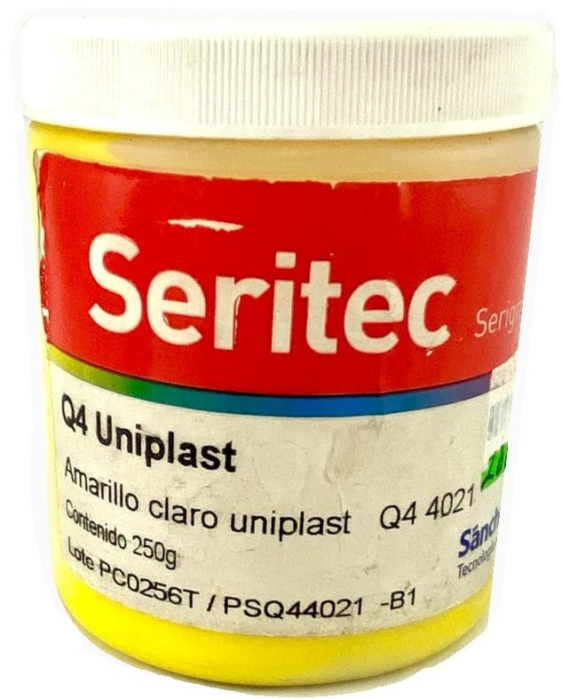 Tinta Serigrafía Uniplast 250g Amarillo Claro Q4 4021 Sanchez® PSQ44021 B1 Contenedor plástico 01