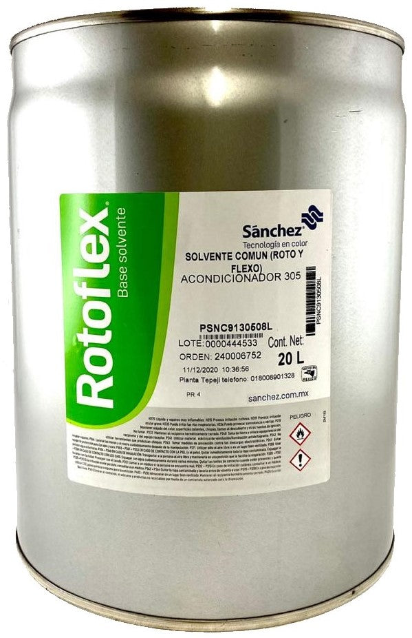 Acondicionador Solvente 305 20 litros Sanchez® PSNC9130508L [Contenedor plástico]