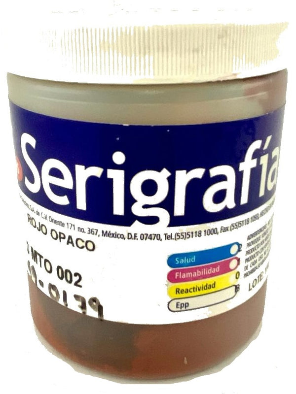 Tinta tono Pantone® Tecpro offset 200g Rojo Opaco 3MTO 002 Sanchez® Contenedor plástico 01
