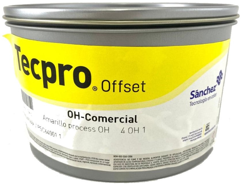 Tinta Process Std. 1kg Amarillo 4 OH 1 Sanchez® PSC64001 1 Kilo 01