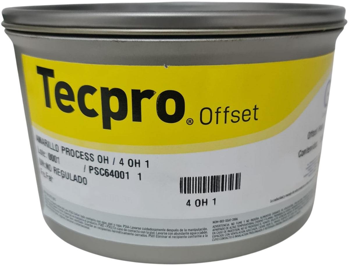 Tinta Process Selección Estándar 1kg Amarillo 4 OH 1 Sanchez® PSC64001 1 Kilo 01 Imagen principal del producto