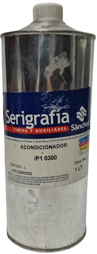Acondicionador Serigrafia Retardante Secado MedioP1 0300 Litro Sanchez® PSP10300 L Litro 01