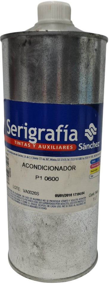 Acondicionador Serigrafia Retardante SecadoRápidoP1 0600 Litro Sanchez® PSP10600 L Litro 01