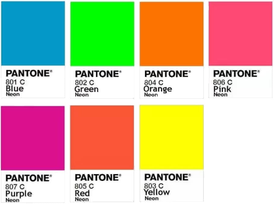 Tinta tono Pantone®fluore Fluorescente 1kg Rojo Neón PAN 805 1 Sanchez® PSC73805 1 Kilo 02