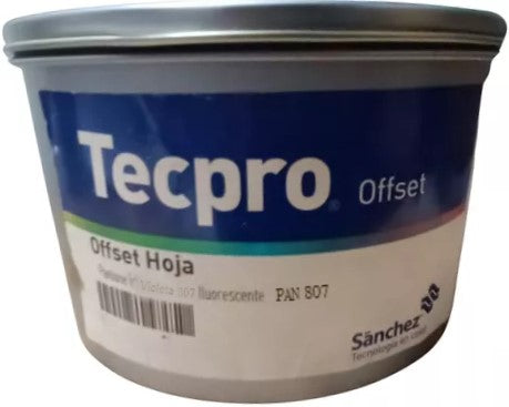 Tinta tono Pantone®fluore Fluorescente 1kg Violeta Neón PAN 807 1 Sanchez® PSC78807 1 Pieza 01