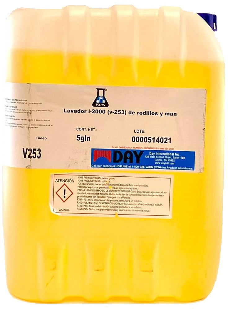 Lavador de Rodillos Wash 253 5 Galones Varn® PSW42001 8D Contenedor plástico 01