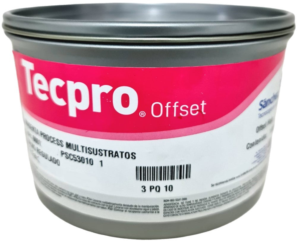 Tinta Process Selección Sustratos No Absorbentes 1kg Magenta 3 PQ 10 Sanchez® PSC53010 1 Kilo 01