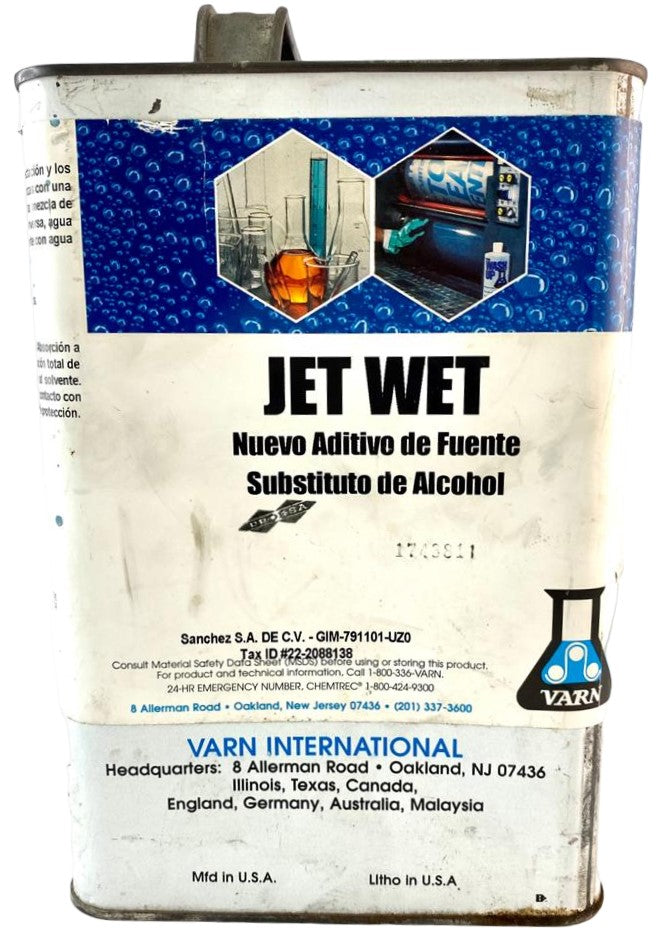 Aditivo Jet Wet 3.8Lt Varn® Galón