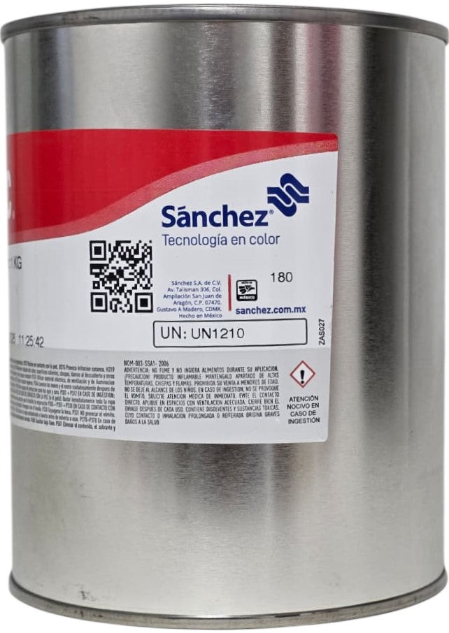 Tinta Serigrafía Kartel SP 1kg Negro P7 1011 Sanchez® PSP71011 1 Kilo 02