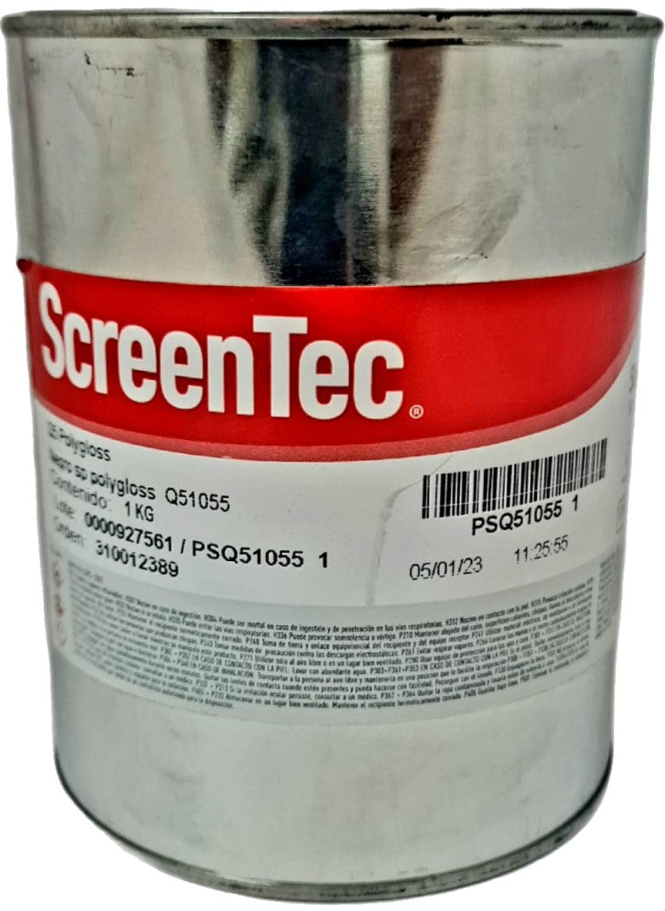 Tinta SerigrafíaPolyGloss SP 1kg Negro Q5 1055 Sanchez® PSQ51055 1 Kilo 01