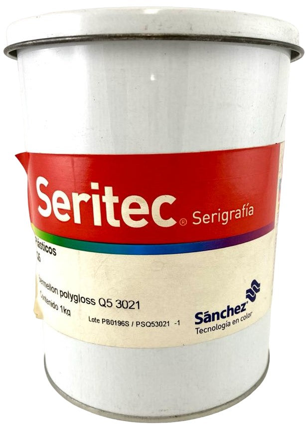 Tinta SerigrafíaPolyGloss 1kg Bermellón Q5 3021 Sanchez® PSQ53021 1 Kilo 01