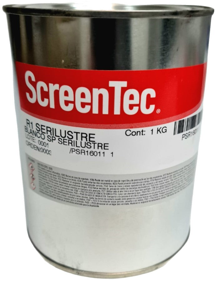 Tinta SerigrafíSeriLustre 1kg Blanco R1 6011 Sanchez® PSR16011 1 Kilo 01