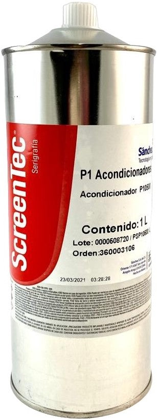Acondicionador Serigrafia Retardante Secado LentoP1 0500 Litro Sanchez® PSP10500 L Litro 02
