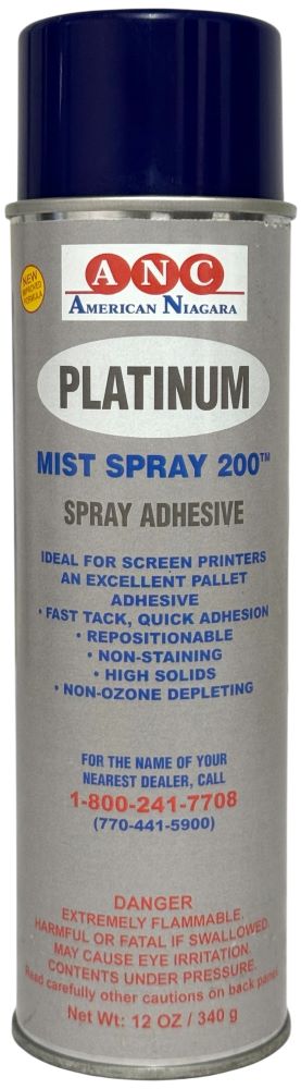Adhesivo en Aerosol/Spray PLATINUM Mist Spay 200™ PLW200 340g Sanchez® RSE11021 G [Aerosol] 40232169984