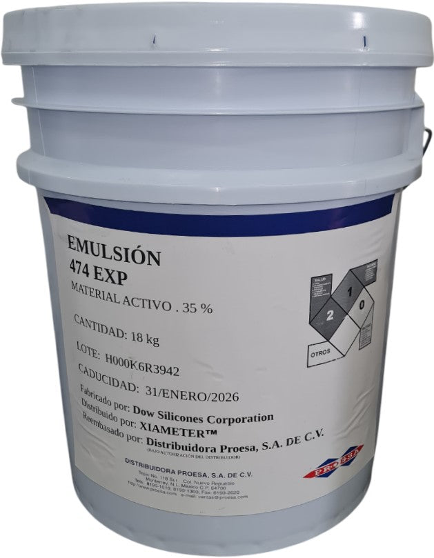 Emulsión 474 [NO Alimenticio] . Cubeta 18kg Proesa® [Cubeta]
