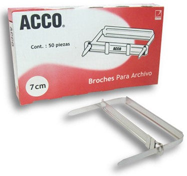 Broches p/Archivo c/50 7cm ACCO® P1570 Caja 7501357015707 01