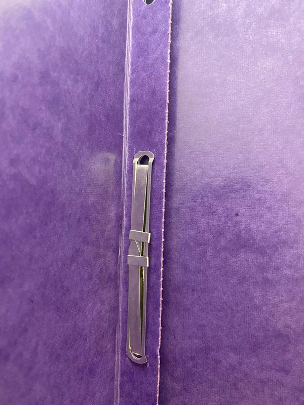 Carpeta Pressboard Broche 8cm Accopres ! Morado Carta ACCO® [Pieza] 7501357007047 2