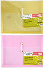 Sobre p/DocumentoPlástico Horinzontal c/Hilo Traslucido Surt Carta ACCO® P4153 [Pieza] 7501357041539