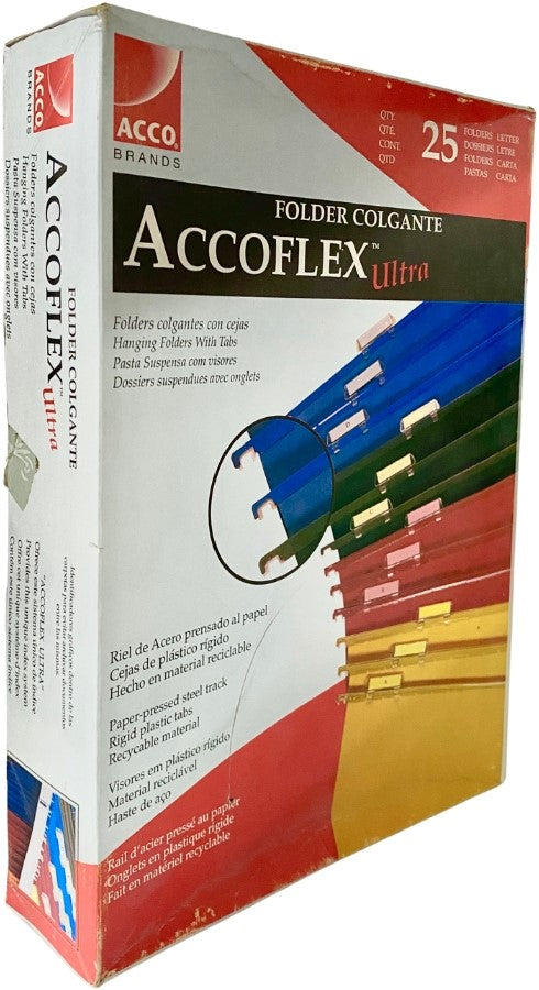 Fólder Colgante Accoflex Ultra c/25 Verde Carta ACCO® 4524 Caja 7501357045247