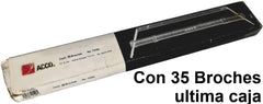 Broches p/Archivo 723xl c/35 21.5cm ACCO® P1590 [Caja] 7501357015905