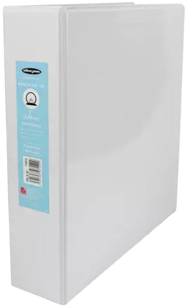 Carpeta 3 Argollas "O" Accovinil #361 Dp 2" Blanco Brillant Carta Wilson Jones® P7149 Pieza 75013570