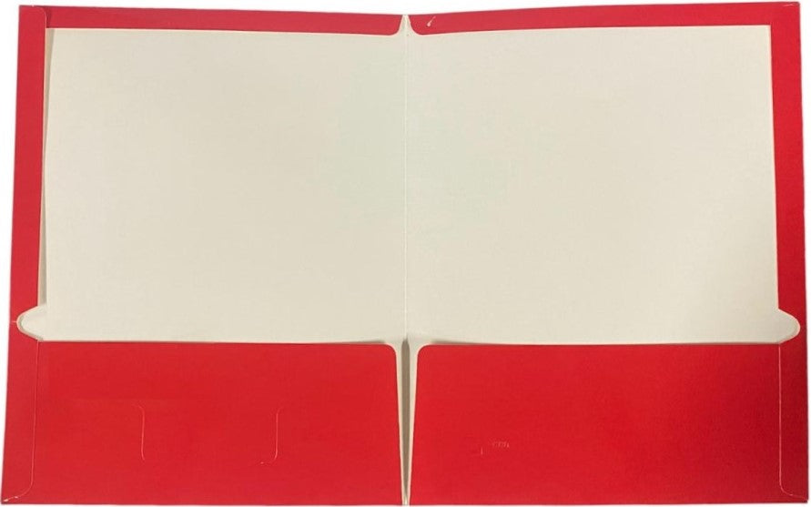Fólder Doble Solapa 9.5cm Accobright Rojo Carta ACCO® P0636 [Pieza] 7501357006361