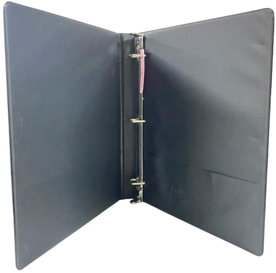Carpeta 3 Argollas "D" Accovinil #383 ½" Negro Carta ACCO® [Pieza] 7501357031172