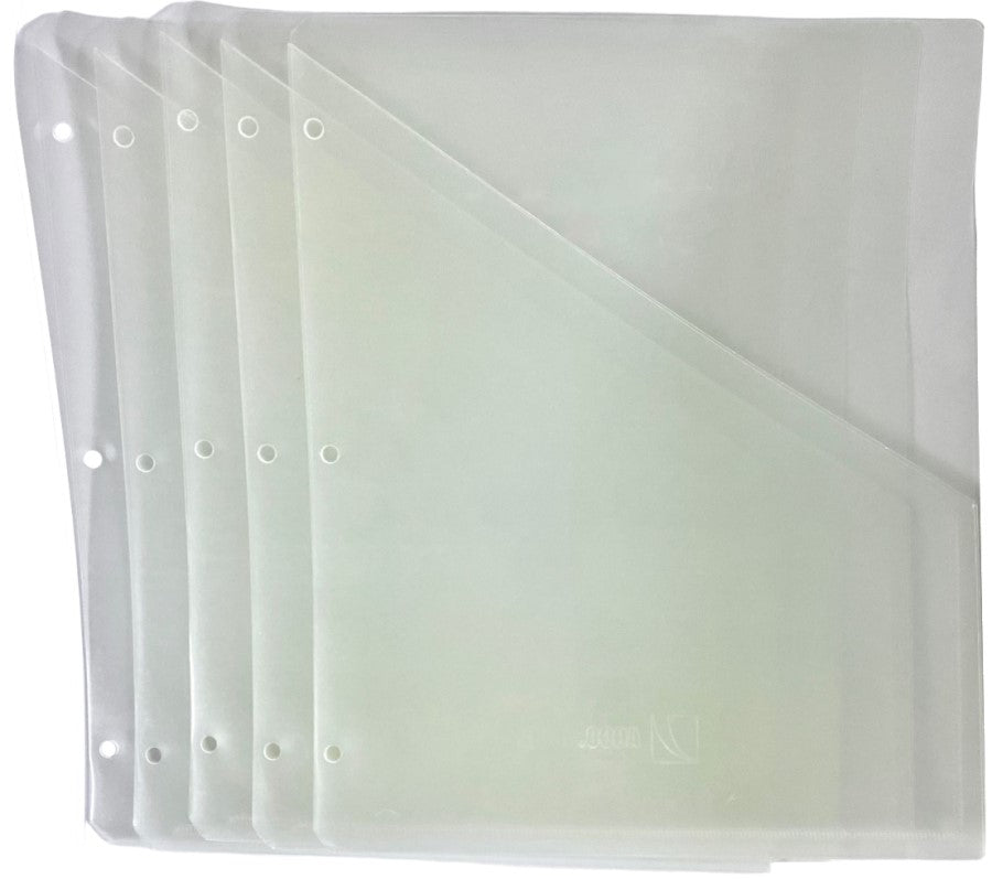 Fólder Plástico Diagonal p/Carpeta c/5 Trasparente Carta ACCO® P4158 [Bolsa] 7501357041584