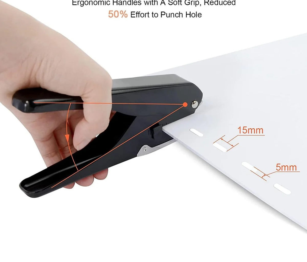 Perforadora p/Gafetes Ranura Ovalada 4½×15mm Tipo Pinza GBC® MX60077 [Pieza] 2