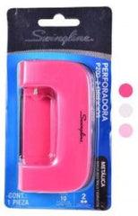 Perforadora Doble 608 Colores p/10 hojas 8cm Swingline® P6781 [Pieza] 7501357067812