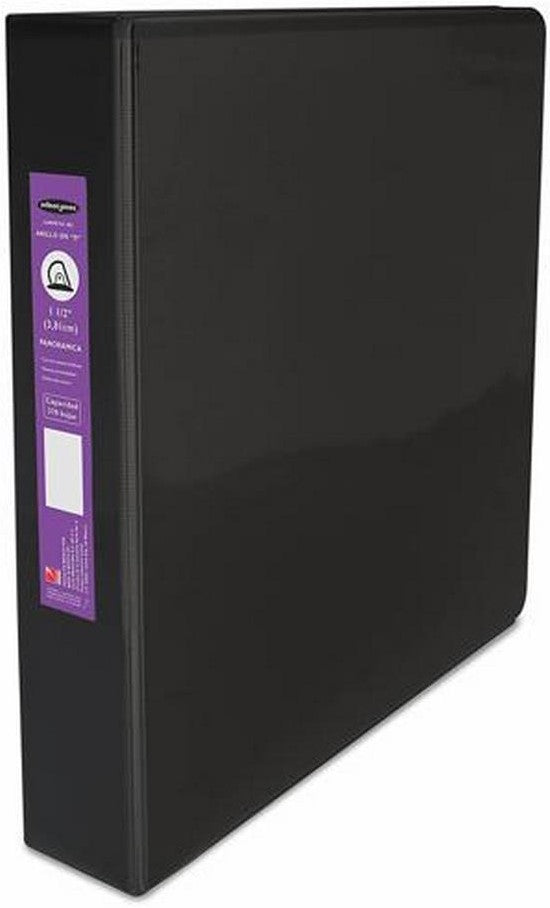 Carpeta 3 Argollas "D" Accovinil #386 1½" Negro Carta ACCO® Pieza 7501357001489 01