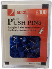 Chinchetas Tipo Barril Azul c/100 ACCO® 72193 Caja 50505721931 01