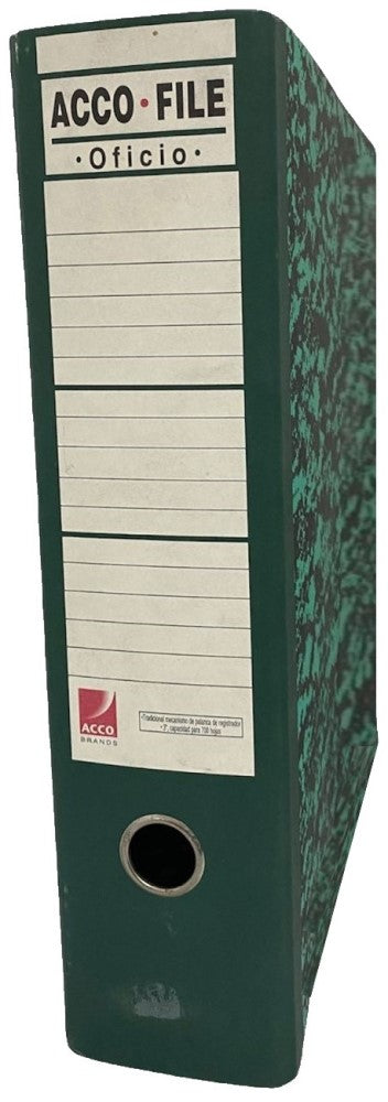 Registrador 2 argollas Accofile 2" Verde Oficio ACCO® P2318 [Pieza] 7501357023184