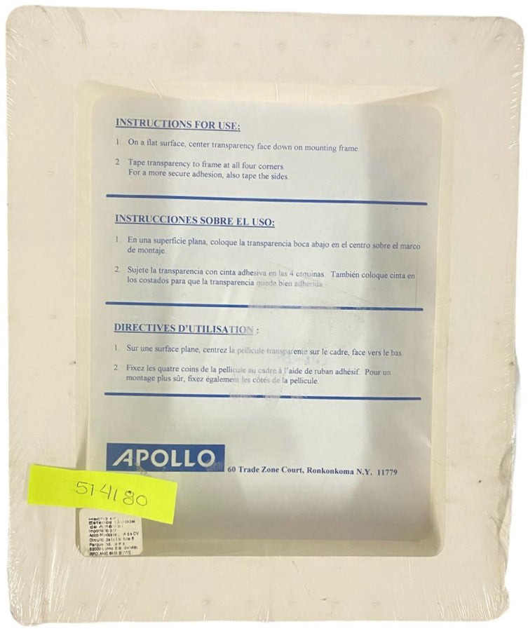 Marco p/Acetatos Cartón Carta c/50 APOLLO® 342-1003 [Caja] 718575092367 2