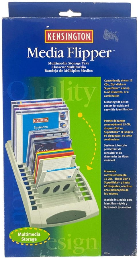Porta CD Media Flipper 4306 p/15 KENSINGTON® 55250A [Pieza] 85896552505