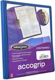 Carpeta Pressboard c/Palanca AccoGrip + Azul Oscuro Carta ACCO® P0963 Pieza 7501357009638 3