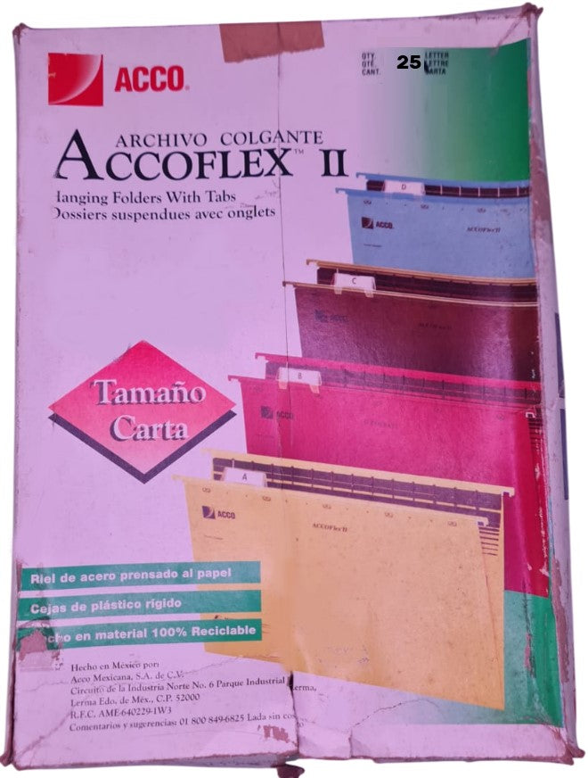 Fólder Colgante Wilson Jones c/25 Verde Tradición Carta ACCO® P3636 [Caja] 7501357036368 4